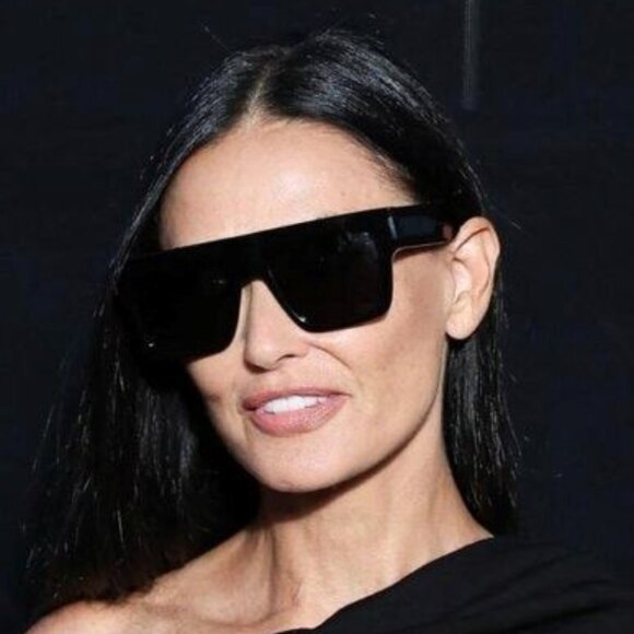 NEW SAINT LAURENT SL628 001 SQUARE BLACK UNISEX SL 628 001 SUNGLASSES - Picture 3 of 13